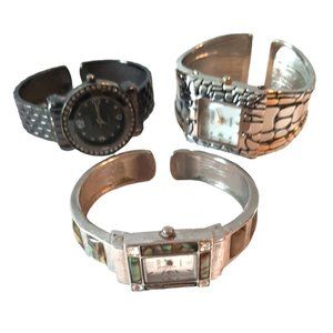 Lot of 3 Fashion Watches All Just Need New Batteries